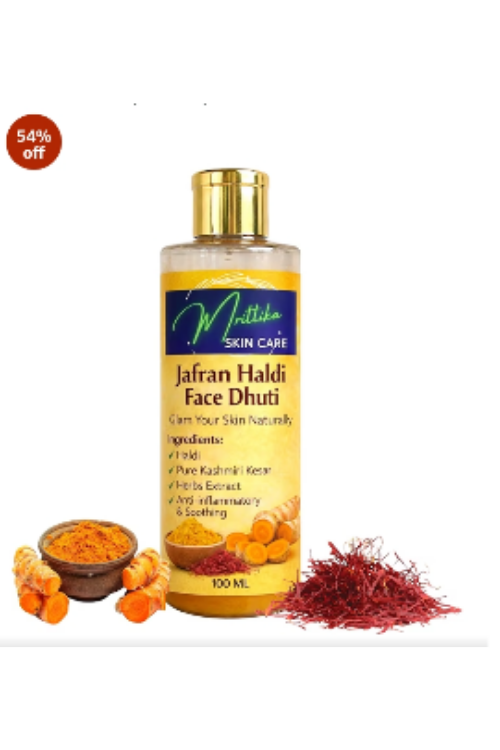 Authentic Kumkumadi Tailam – Ayurvedic Face Oil for Glowing & Radiant Skin | Mrittika - Image 4