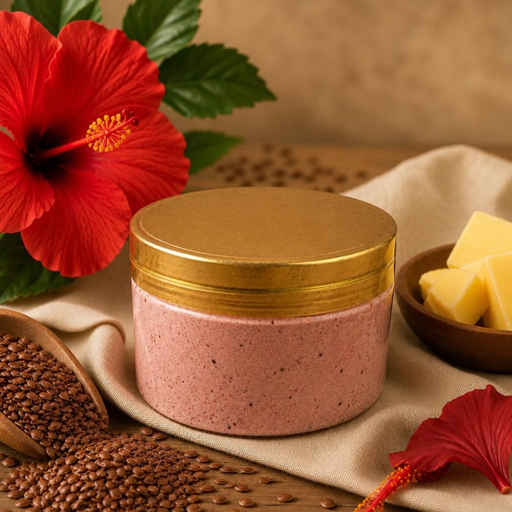 Flaxseed With Hibiscus Hair Protein Spa Cream